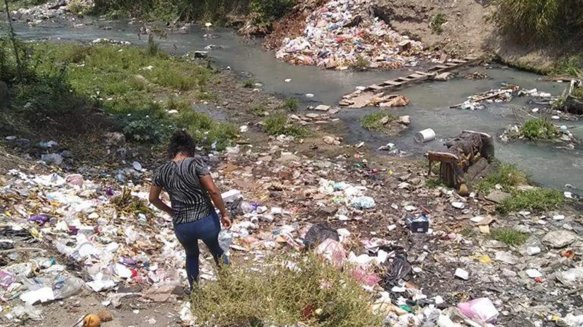 Contaminación rio muerto